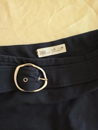 Falda pantalón niña azul marino