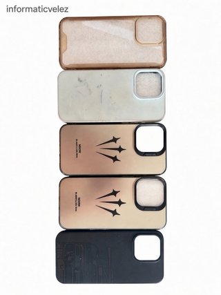 Lote 5 Fundas Móvil iPhone 15 pro max