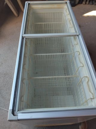 Congelador horizontal cristal