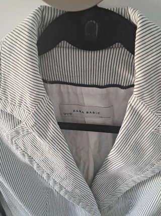 Chaqueta de rayas Zara Mujer