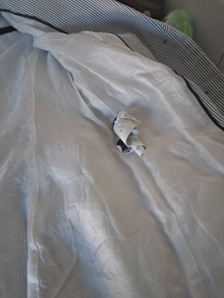 Chaqueta de rayas Zara Mujer