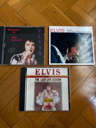 Lote 3 CDs Elvis Presley Directo