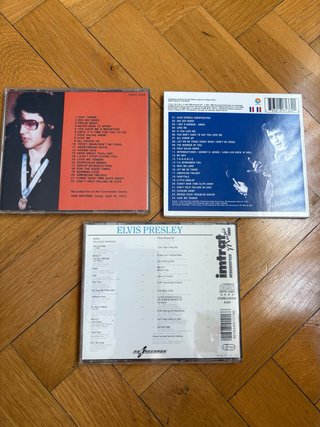Lote 3 CDs Elvis Presley Directo