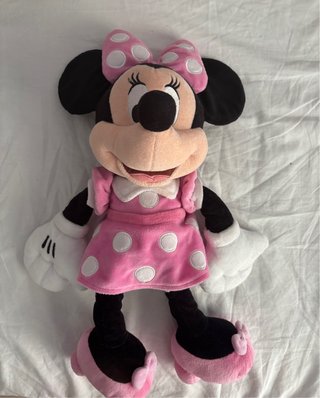 Peluche Minnie Mouse Rosa Lunares