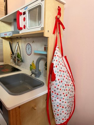 Cocinita de madera con luces y sonidos