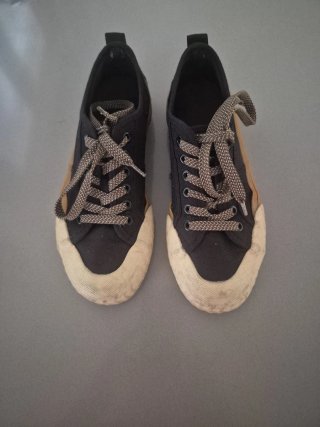 Zapatos Zara  Negro y Beige