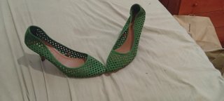 Zapatos de vestir verdes para mujer