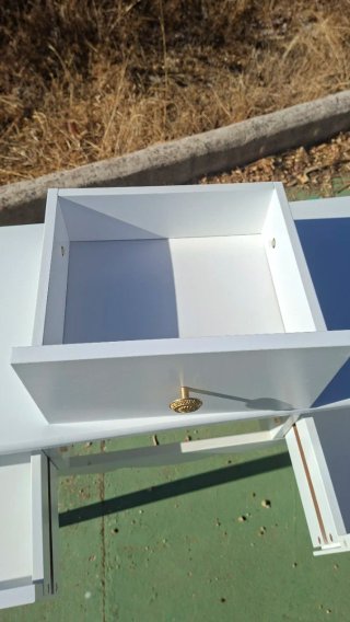 Mueble tocador 3 cajones blanco