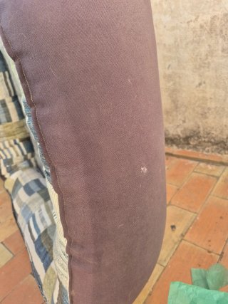 Cama para perro acolchada patchwork