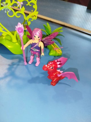 Playmobil Dragón Rojo y Hada