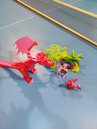 Playmobil Dragón Rojo y Hada