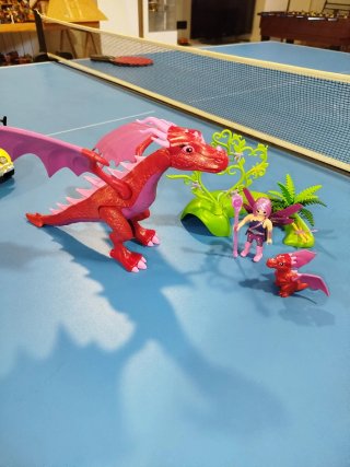 Playmobil Dragón Rojo y Hada