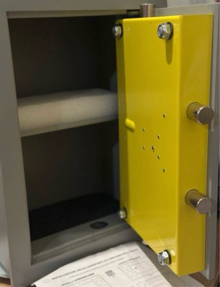 Viro Caja Fuerte Metálica Gris 42x30x20