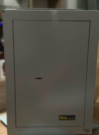 Viro Caja Fuerte Metálica Gris 42x30x20
