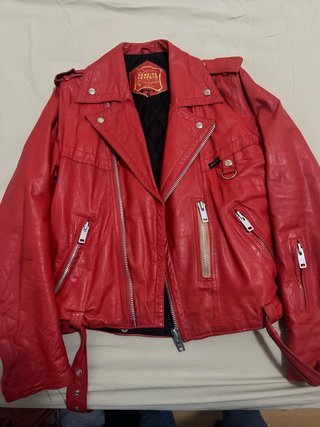 Chaqueta de cuero Petroff Roja