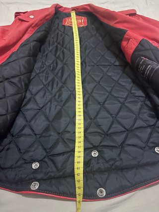 Chaqueta de cuero Petroff Roja