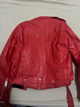 Chaqueta de cuero Petroff Roja