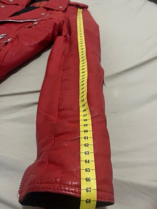 Chaqueta de cuero Petroff Roja