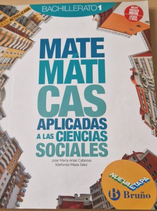 Matemáticas aplicadas a las ciencias sociales, ...