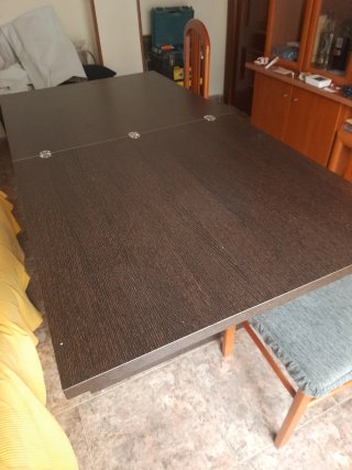 Mesa de comedor 2 posiciones: alta y baja