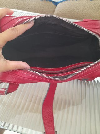 Bolso Loewe Senda Piel Rojo Vintage Original
