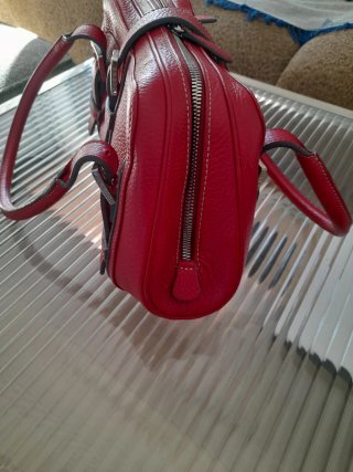 Bolso Loewe Senda Piel Rojo Vintage Original
