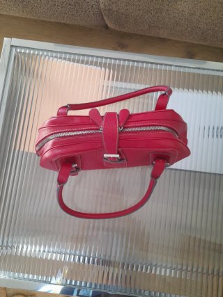 Bolso Loewe Senda Piel Rojo Vintage Original
