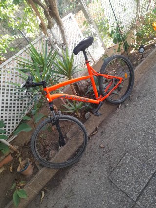Bicicleta Naranja Grande
