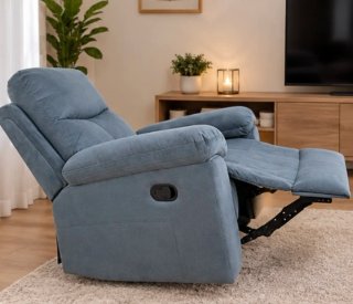Sillón Relax Giratorio 360° Azul