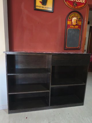 Mueble barra bar madera
