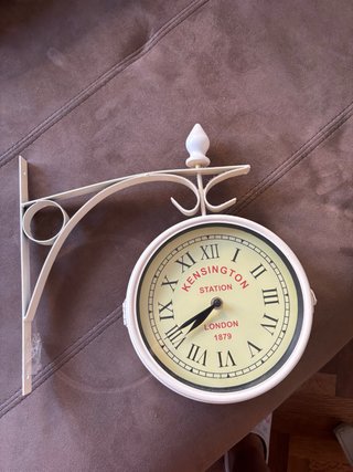 Reloj de Pared Estilo Vintage Estación