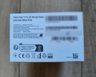 Xiaomi Redmi Note 12 Pro 5G 256GB