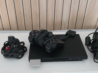 PlayStation 2 Slim PS2 SCPH-70004 Negra Completa