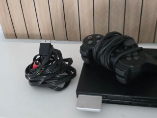 PlayStation 2 Slim PS2 SCPH-70004 Negra Completa