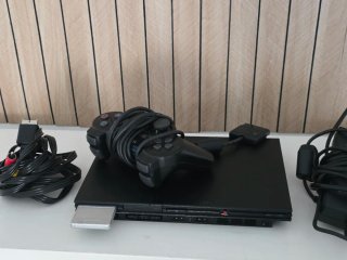 PlayStation 2 Slim PS2 SCPH-70004 Negra Completa