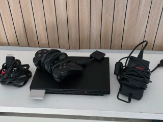 PlayStation 2 Slim PS2 SCPH-70004 Negra Completa