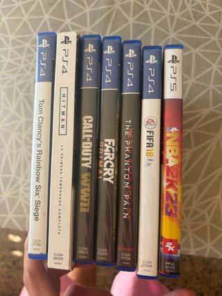 Lote 7 Juegos PS4/PS5: Hitman, Far Cry, NBA 2K23..