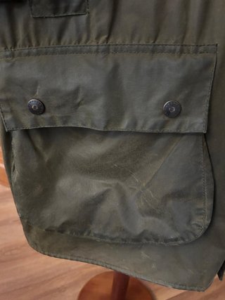 Giacca Barbour Border Waxed Verde XL
