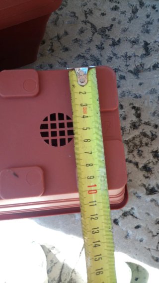 Set 6 Fioriere Rettangolari in Plastica