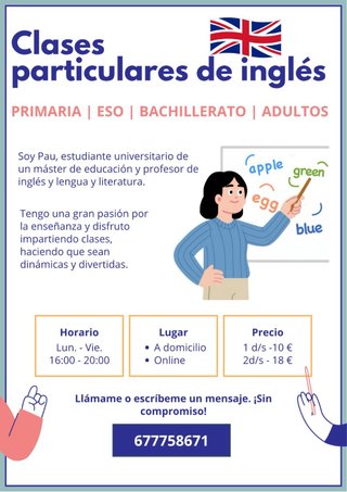 Clases particulares de inglés