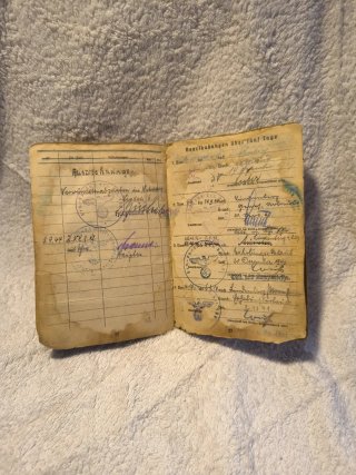 Soldbuch Alemán 1940 - Cartilla Militar