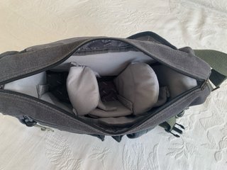 Borsa tracolla Reporter tela