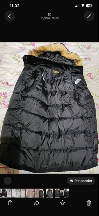 Parka The North Face Negra con Capucha
