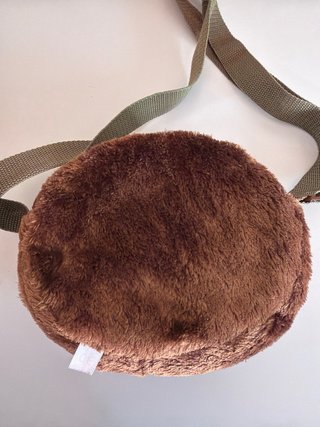 Bolso infantil mono peluche