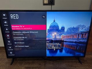 TV LG 43 pulgadas modelo UK6200PLA
