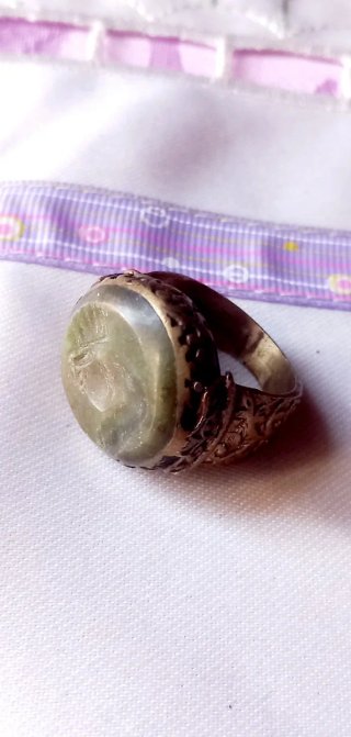 Anello sigillo afghano vintage mm 18,5