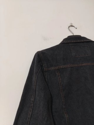 Giacca in denim blu taglia XL