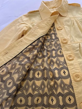 Vestido/Gabardina Amarillo