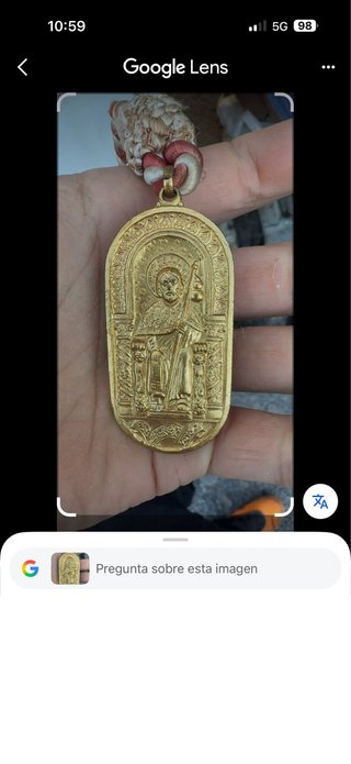 Medalla Antigua Apóstol Santiago