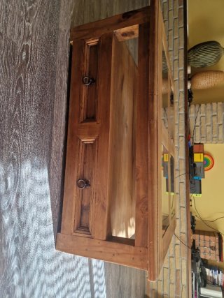 Mesa de madera maciza estilo mexicano